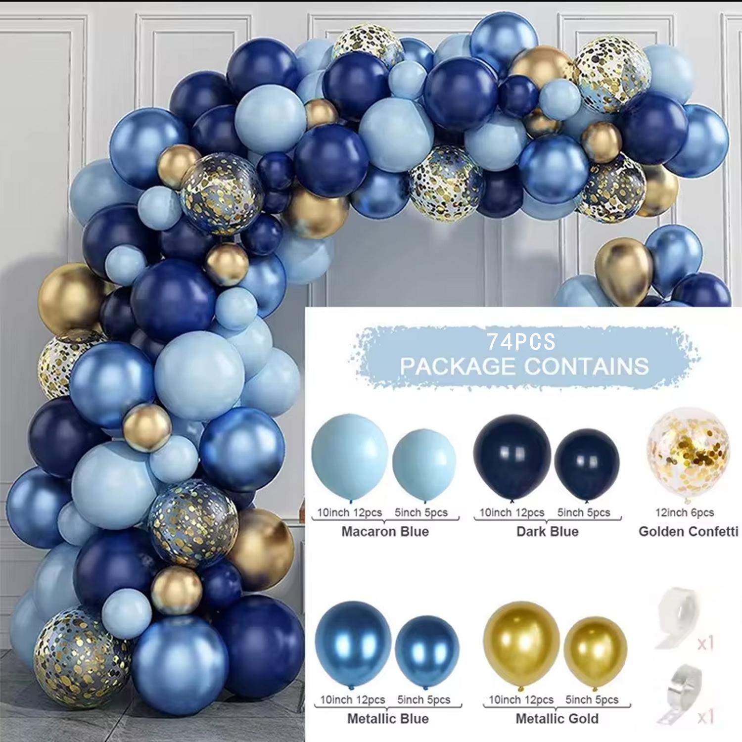 

Pink and blue multi-color balloon wreath arch set, birthday party decoration, wedding party supplies Other