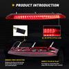 Artudatech Red Third Brake Light Stop Light Trunk Tailgate Lamp For BMW Z4 E85 2002-2008 Car Accessories