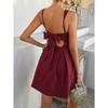 Women's Solid Color Dresses Elegant Style Solid Color Straps Short Dresses