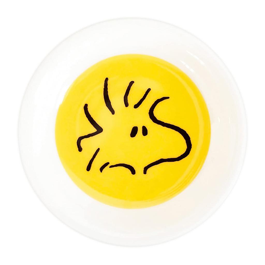PEANUTS Woodstock Small Face Made in 615128 Plate, 9cm, Up, Japan,