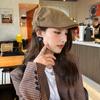 Korean Style Berets Hat Solid Color Peaked Cap Sweet Octagonal Hat  Ladies