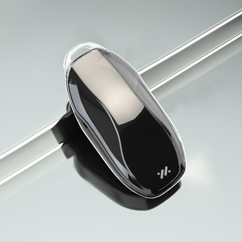 Étui pour clé de voiture IM Zhiji LS7: Coque transparente à couverture intégrale pour décoration intérieure