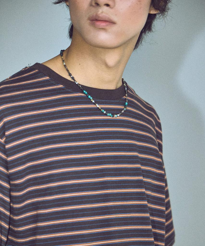 Noise Garment Multi-Stone Necklace - Blue Green