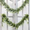 1/2PCS Faux Eucalyptus Garland, Artificial Vines Fake Hanging Eucalyptus Leaves Greenery Garland for Party Indoor Outdoor Decor