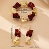 Fashion  Jewelry Set Bracelet Earrings For Women Ladies