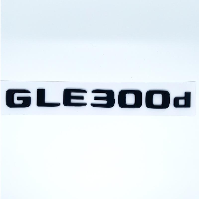 Letters Emblem Badge for Mercedes Benz GLE250d GLE300d GLE350d GLE400 GLE450 4Matic Car Styling Trunk Nameplate Sticker