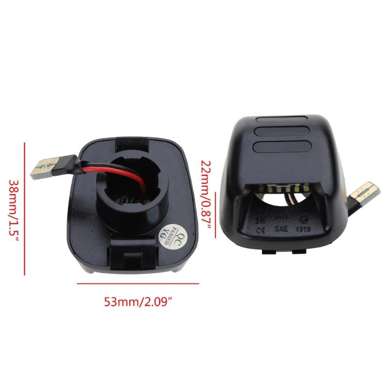 D40   LED Number License Plate Light Lamps Step Courtesy