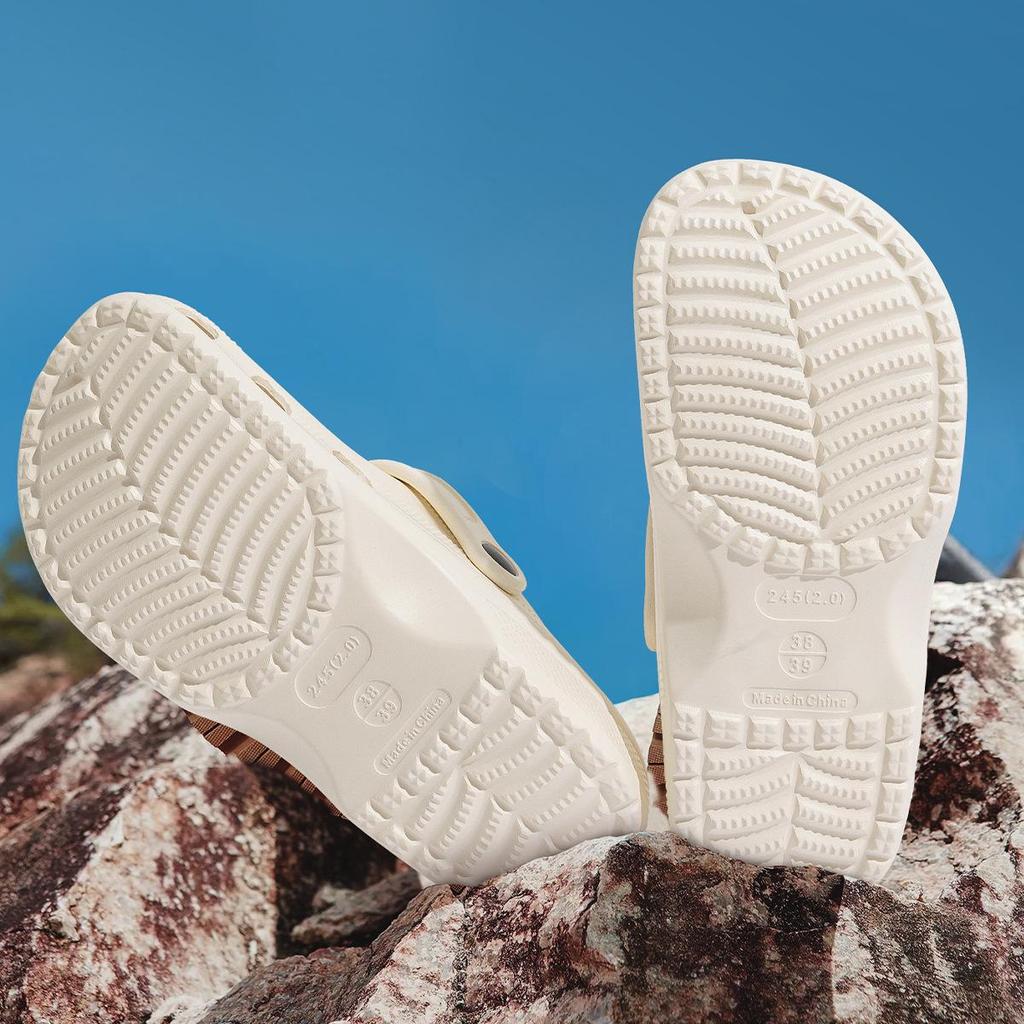 EVA rutschfeste Strandclogs Hausschuhe für Damen und Herren - Sommer Outdoor Schuhe mit dicker Sohle