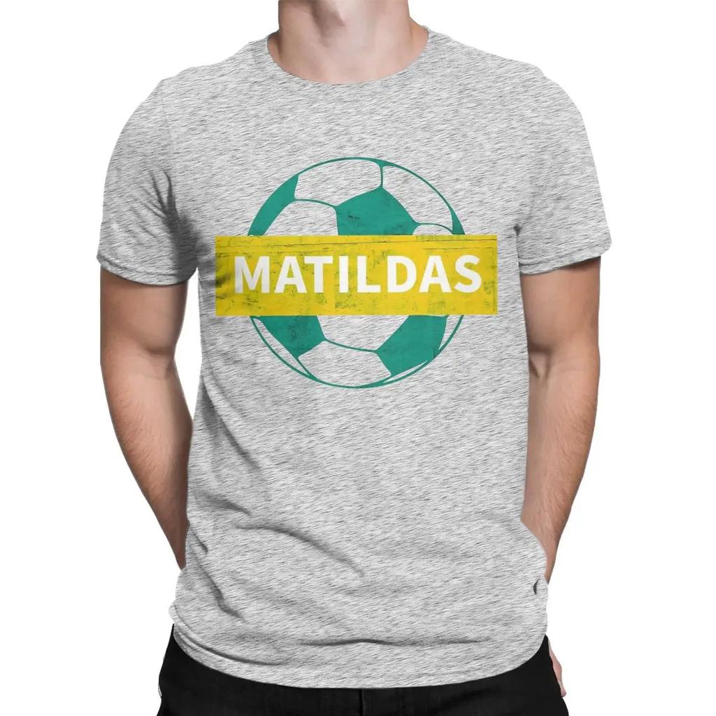 Men Matildas Woman Soccer Australian T Shirts 100% Cotton Clothing Cool Short Sleeve Crewneck Tees Classic T-Shirts