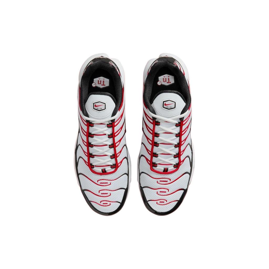 Nike Air Max Plus Platino Nero Rosso Università Sneakers da Uomo Grigio Platino Puro Bianco FN6949-002