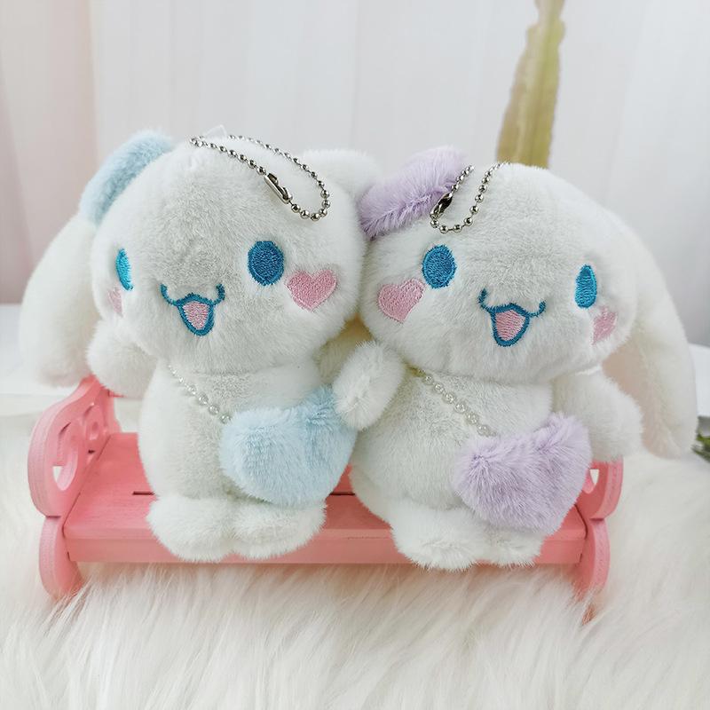 Cute Cinnamon Plush Keychain Kawai Cinnamon Plush Toy Keychain 12Cm Cartoon Plush Pendant Cotton Filling Gift