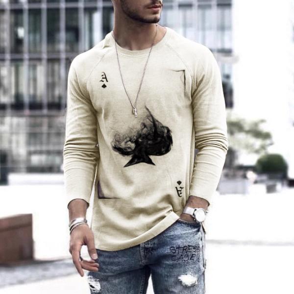 Hombre Cuello Redondo Top Otoño e Invierno Bottoming Camisa Casual Camisa  Manga Larga Sudadera Casual Sudadera Casual comprar a buen precio — entrega  gratuita, reseñas reales con fotos — Joom