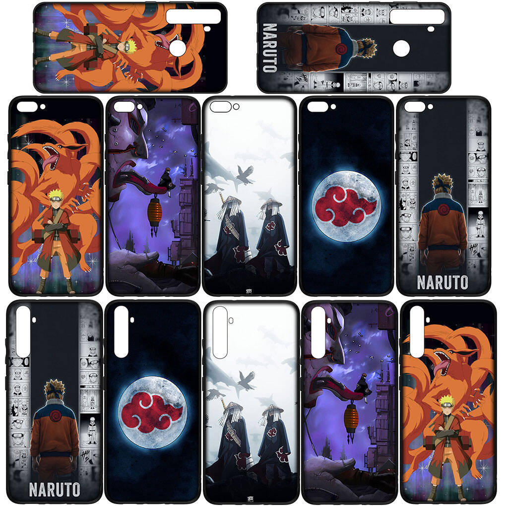 Phone Case for iPhone 17 15 16 Plus Redmi Note 14 12 11 13 Pro Max Huawei P30 P20 Lite Y9 OPPO A60 A40 A80 A38 A54 A17 Akatsuki Narutos Anime Cover