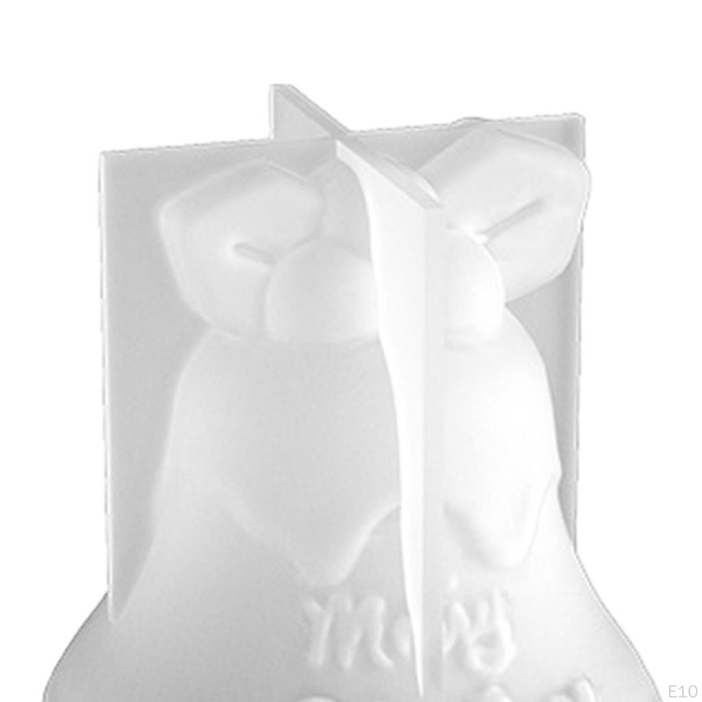 Christmas Silicone Model Candle Making Polymer Clay Crafts Resin Casting