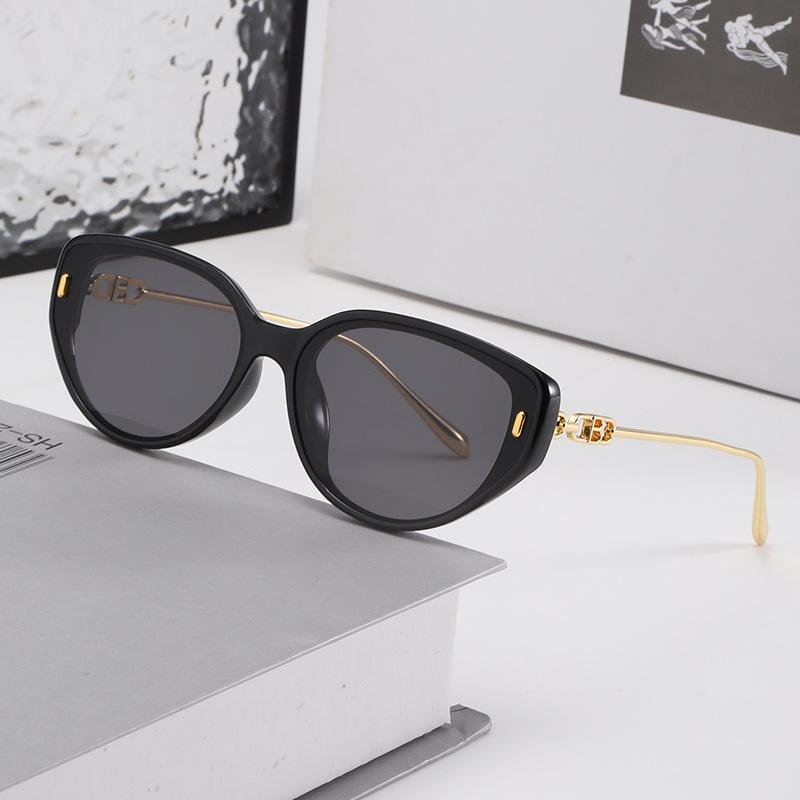 Cat Eye Sunglasses for Women with a Sense of Sophistication2026New style square and round face summer UV protection sunglasses Korean fashion