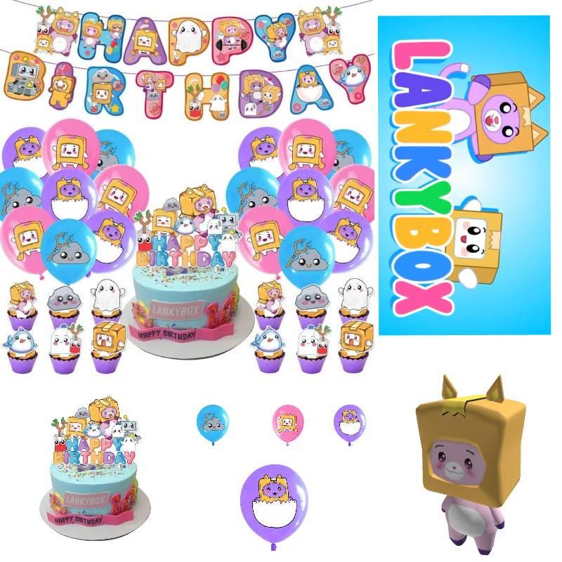 Lankybox Birthday Party Supplies Cartoon Party Decorations For Unforgettable Celebrations!