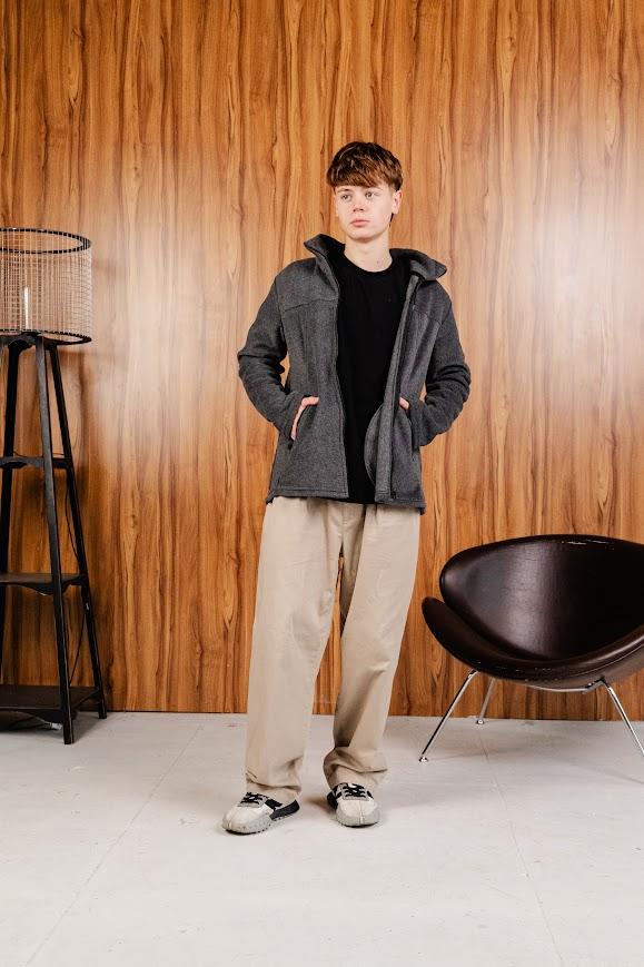 Men’s Urban Zip Hoodie – Functional Fleece Style for Active Days, Winter, 8308-027-1 HC