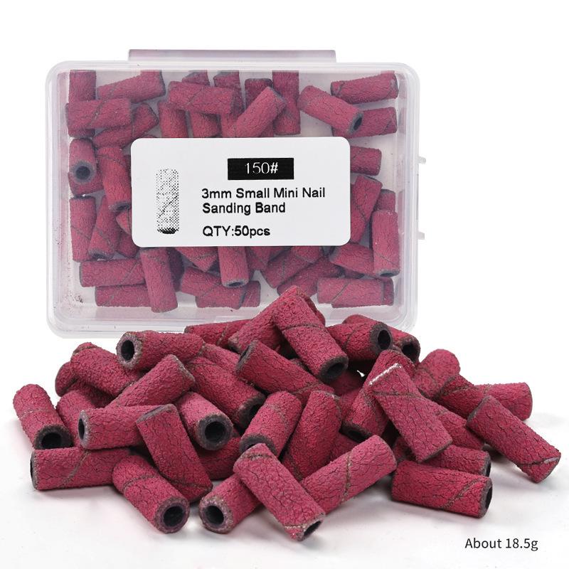 Set Manichiură Mini Bandă Abrazivă pentru Unghii și Mandrină