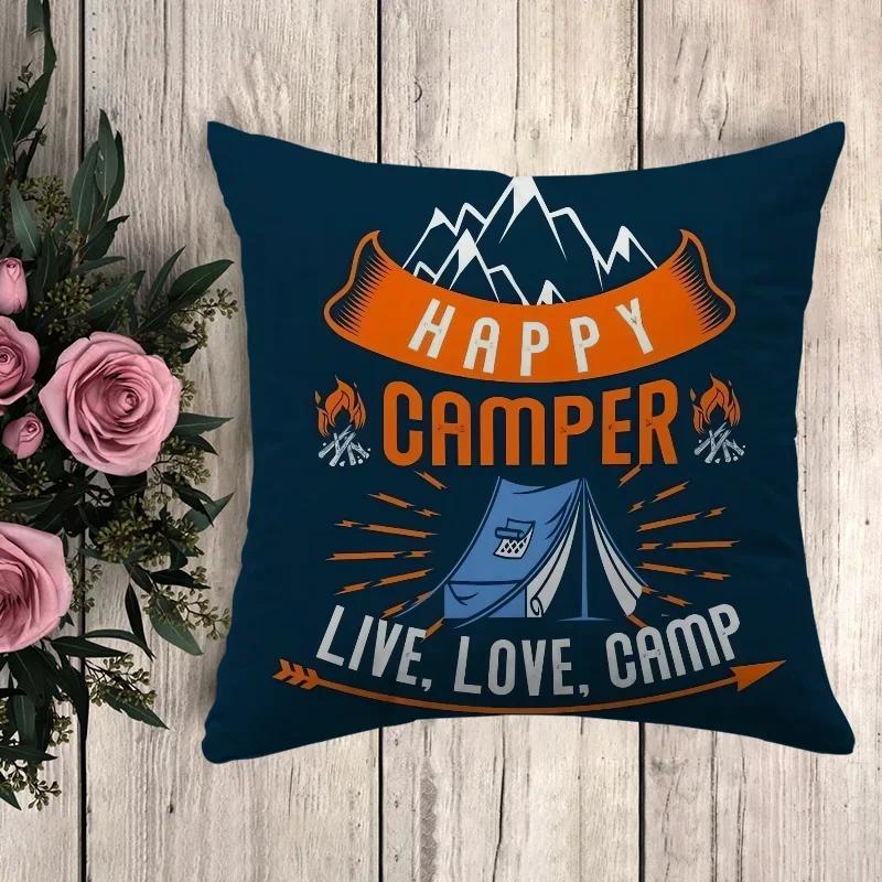 Pillow Camping Cushion Covers for Bed Pillows Car Decoration Sofa Cushions Pillowcase Decorative Pillowcases Pilow Cases