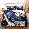 Copripiumino Federa Anime Jujutsu Biancheria da Letto Decorazione Camera da Letto Regalo Bambini Adulto Singolo Matrimoniale Grande Dimensioni Copripiumino con Zip