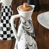 400/800ml Keramická láhev na dávkování oleje Prachotěsný design Ručně vyráběná keramika Nádoba na olej pro vaření v kuchyni Olivový olej Sójová omáčka Ocet Karafy Skladování