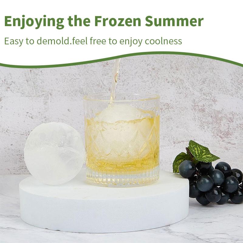 6/18 Holes Round Ice Cube Mold with Lid Whiskey Ice Cubes,Circle Ice Cube Tray Large Ice Ball Maker Mold for Cocktails