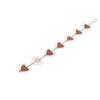 Heart Wind Chimes Good Corrosion Resistance Hanging Wind Chimes with S Hook for Home Garden