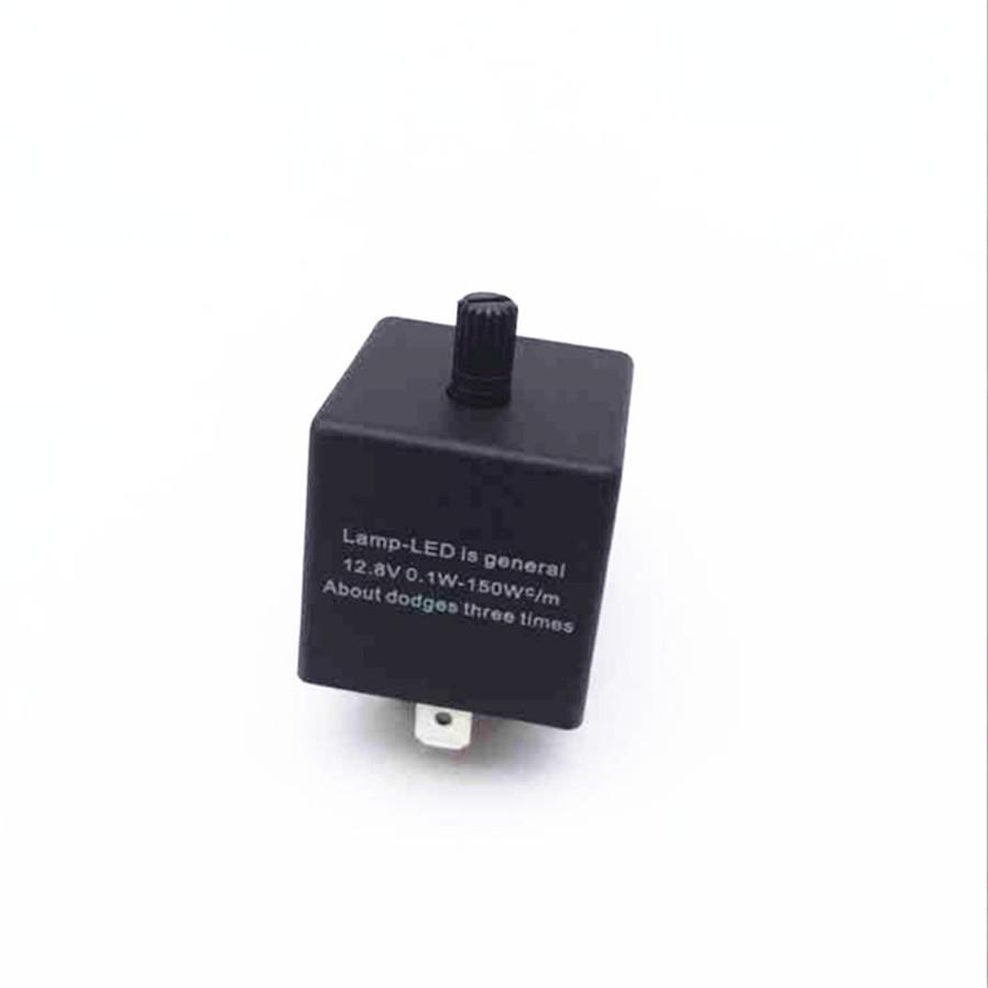 

New Adjustable 3-Pin Electronic LED Flasher Relay For Car Turn Signal Light