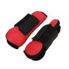 Horse Sport Boots PU Shell Horse Front Leg Boots with Elastic Cushion for Horse Jumping TrainingRed