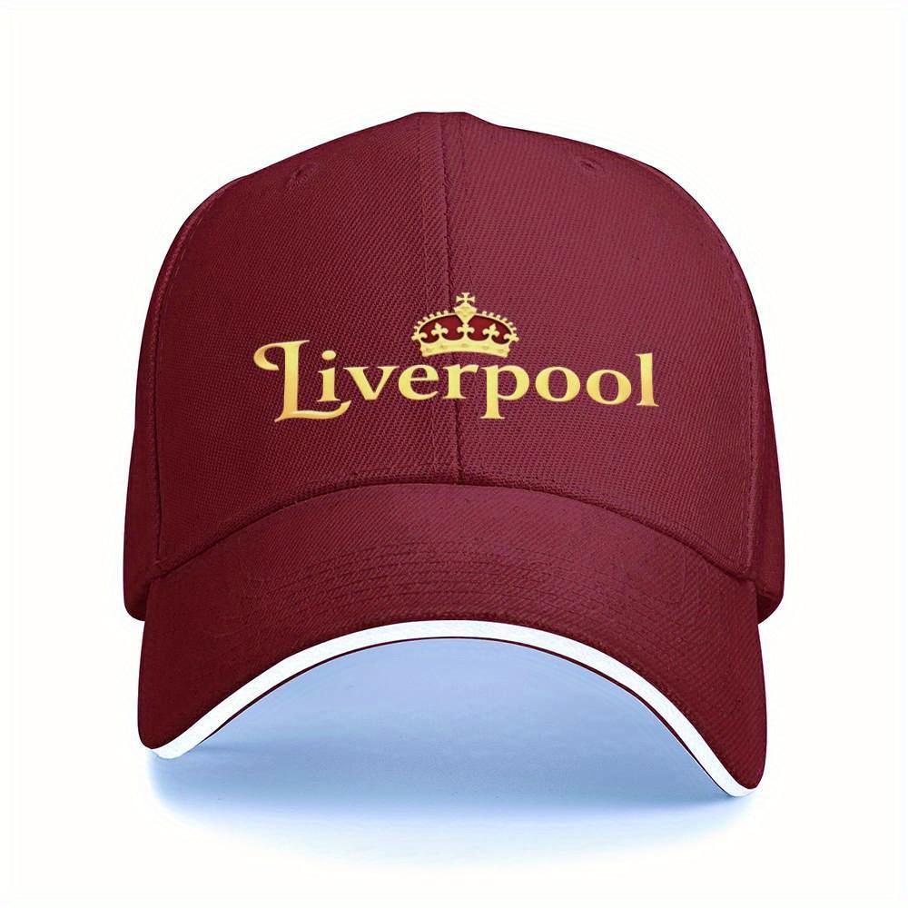 

Футболка с надписью Liverpool золотыми буквами и короной. Идеально подходит для тренировок, пробежек или как бейсболка. One Size