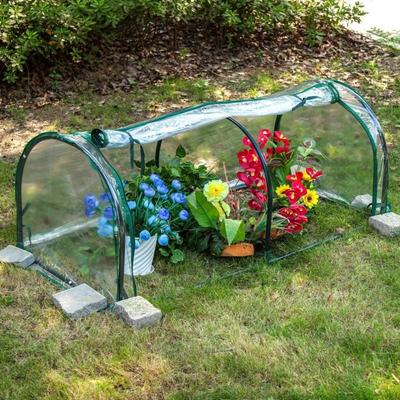 Transparent Mini Plant Greenhouse Plastic Waterproof Plant Grow Tent Bird-proof Efficient Protect Plant Protection Cover