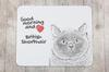 British Shorthair - mouse pad com estampa, pad de gato personalizado, gadget exclusivo para um trabalhador de escritório da marca Art-Dog