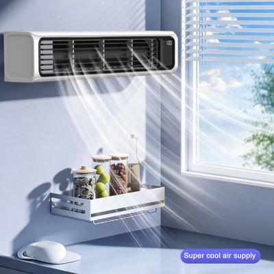 Portable Air Conditioner, Wall Mount Desktop Fan, 3 Speed Bladeless Tower Fan with Digital Display, Quiet Personal Cooling Fan
