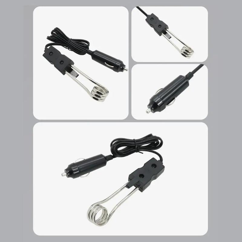 Portable 12V 24V Car Immersion Heater Portable High Quality Safe Warmer Fashion Durable Auto Electric Tea Coffee Water Heater
