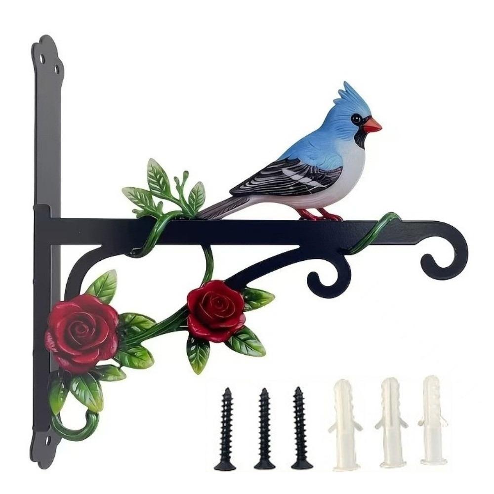Rust-Proof Hanging Bracket Colorful Metal Decorative Rack Beautiful Wall Hook Corridor