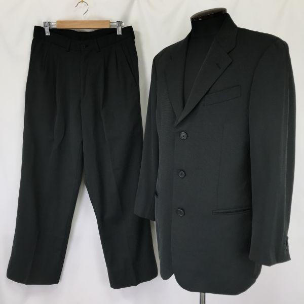 Emporio Armani Einzelanzug Herbst/Winter Herren M Schwarz Japan Agent Tag(GEBRAUCHT)