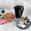 Kitchencook - Cosy Tea - Noir - Bouilloire électrique 1,7 L - 2200 W - ébullition Rapide
