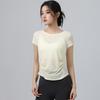 Women's Quick-Dry Yoga & Running T-Shirt - Loose, Comfortable, Slimming, Short Sleeve, Breathable Fitness Top for Summer