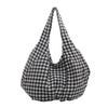 Retro Karoveste, Schultertasche mit großem Fassungsvermögen, Leichte Tasche