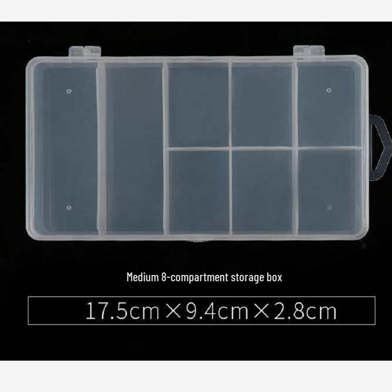 5-Compartment Lure & Spinnerbait Tackle Box (12.3cm X 6cm X 2.3cm)