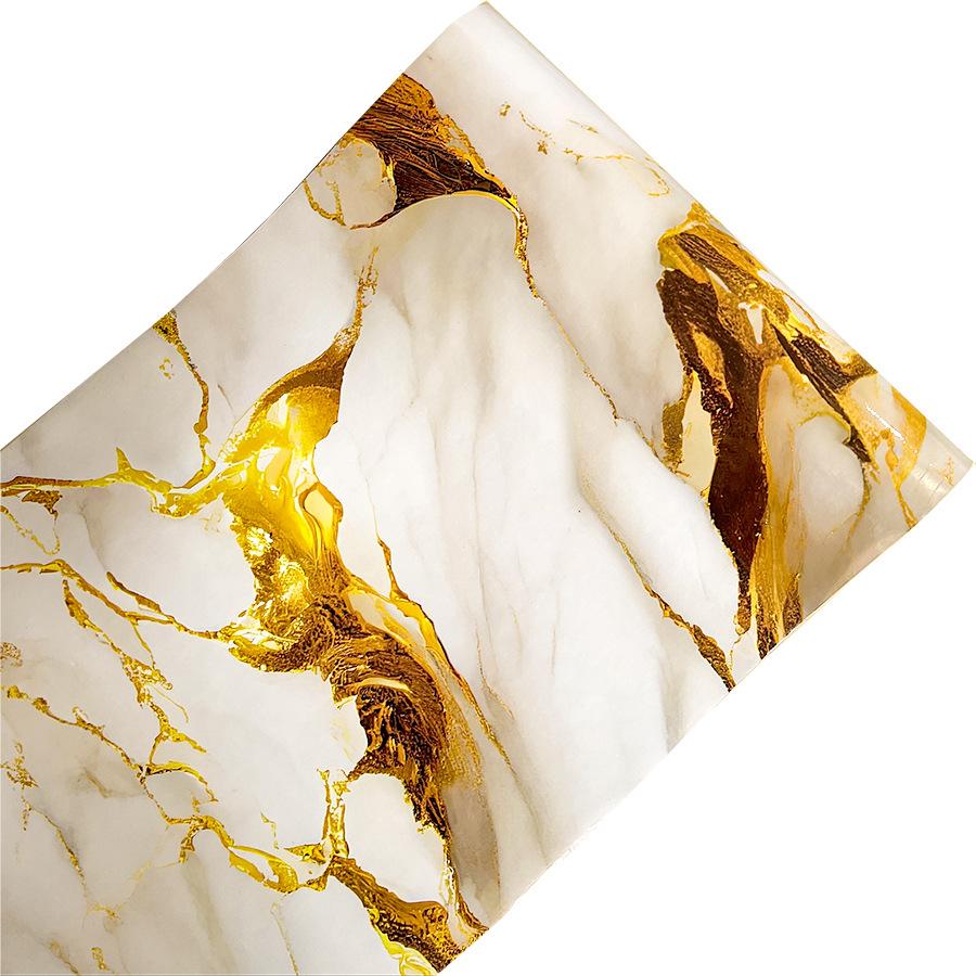 Marble Patterned Wallpaper for Kitchen Dining Room Waterproof and Oil Resistant Home Decoration Background Stickers Wallpaper