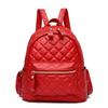 Bag Women's Plaid Backpack Summer New Women's Backpack ins Trend Embroidery Thread Rhombus Student Backpack