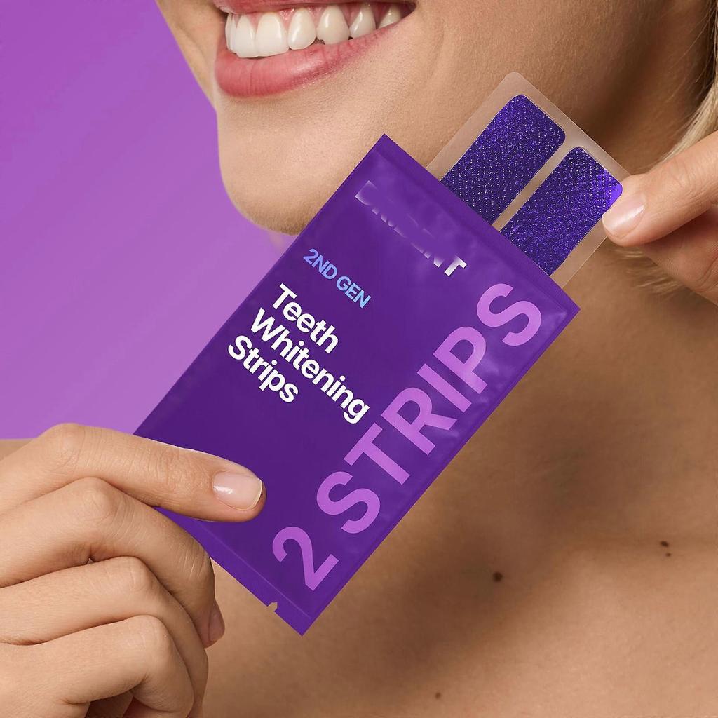 Teeth Whitening Strips 21 Treatments - Safe for Enamel - Non Sensitive Teeth Whitening - Whitening Without Any Harm - Pack of 42