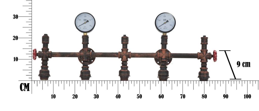 Wall Lamp Industry 5 Lights Cm 86X9X32