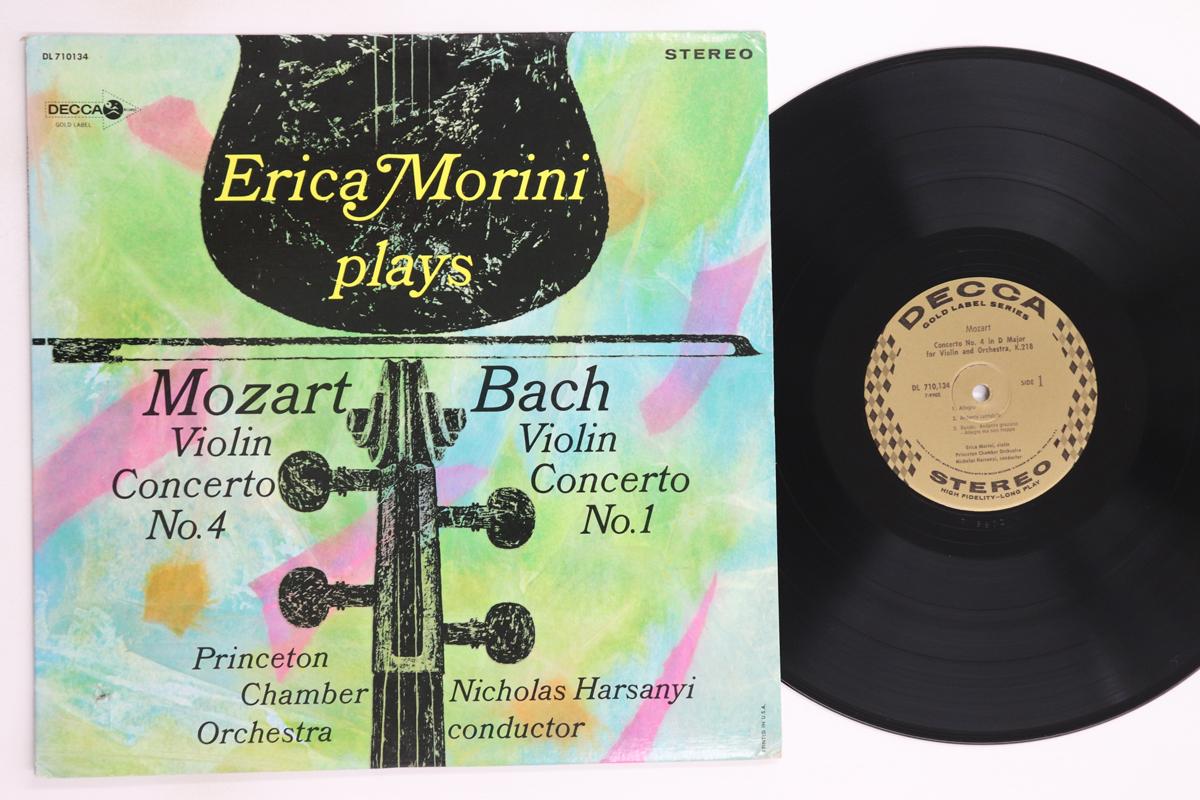 

LP Record ERICA MORINI, NICHOLAS HARSANYI, PR - Concerto No4 In D Major For Violin DL710134 DECCA 1965 US Classical Used
