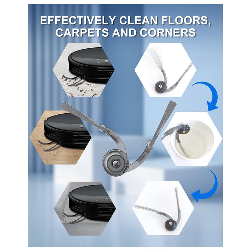 

Promotion!Replacement Parts Kit For Roborock Saros 10R Robot Vacuum - Roller Brushes Side Brushes, Filters, Mop Pads, Dust Bags