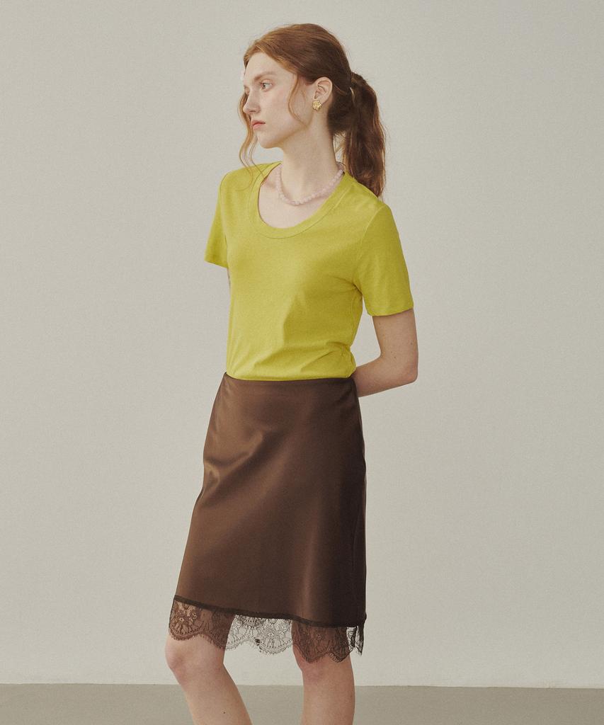 Melly And Rose Rose Lace Satin Skirt (314809)