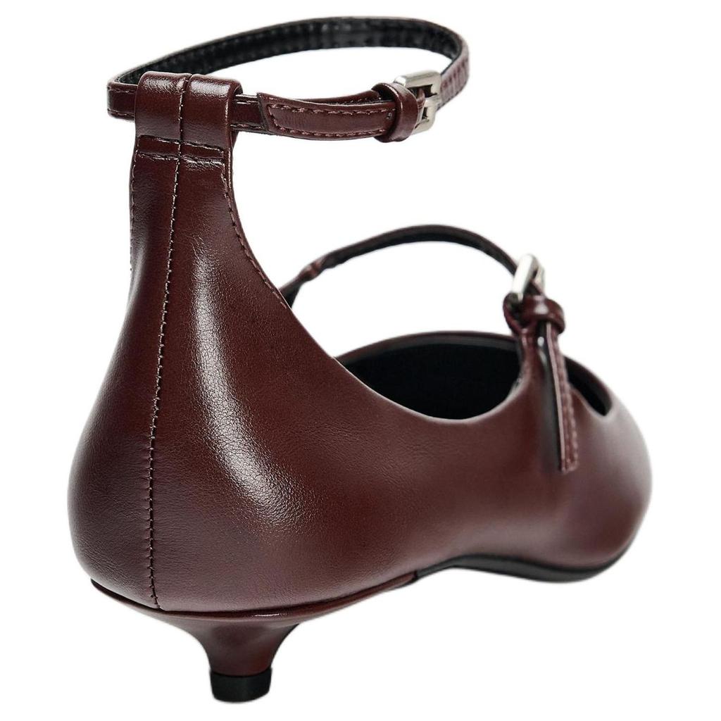 Zara Pu Comfortable Fashion Trendy Retro Mary Jane Shoes Women Shoes Crimson 11207510022