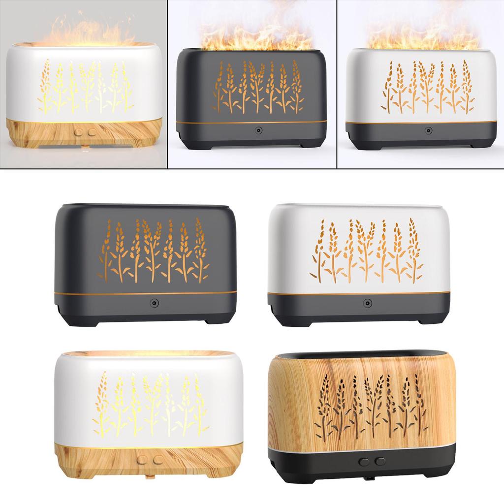 Umidificador de Chama Difusor de Aroma 200ml USB Desktop Escritório Berçário Decoração de Quarto