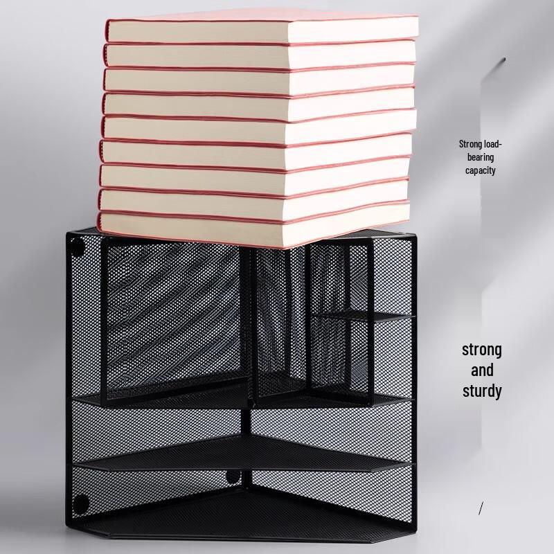 Metal Desktop File Organizer Rack